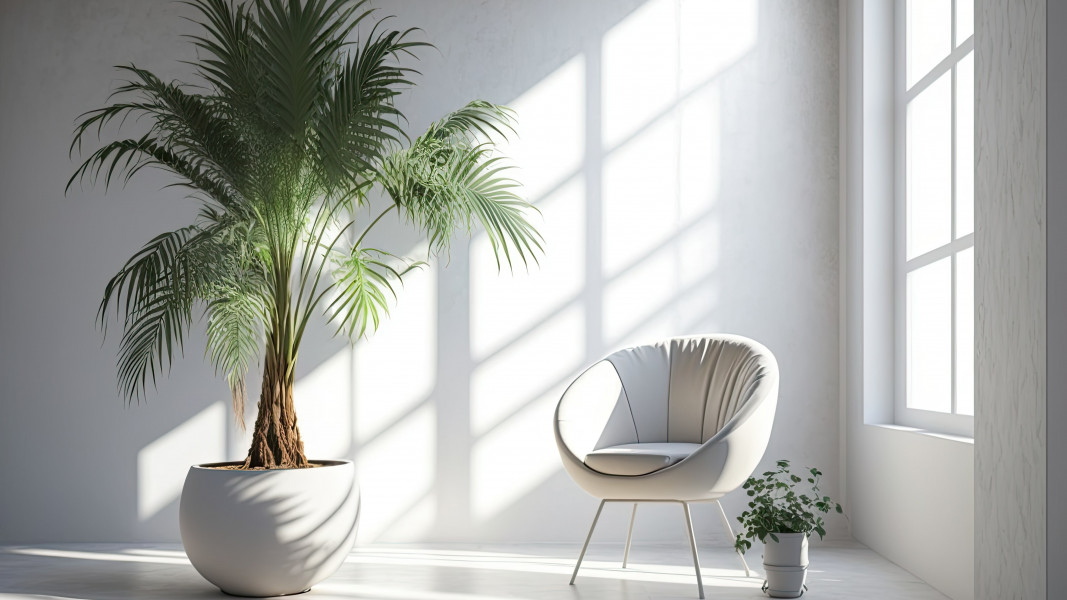 Indoor Palm Tree Image