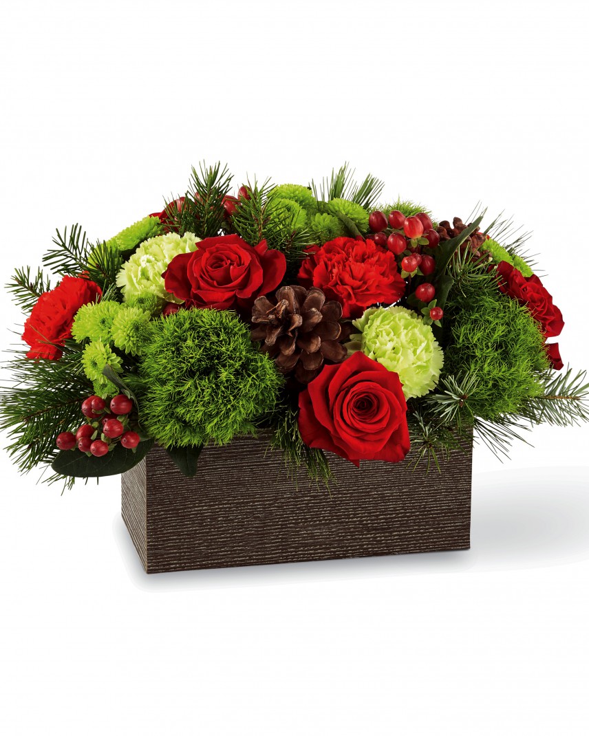 Buy Christmas Fresh Flower Centerpieces Today Flower