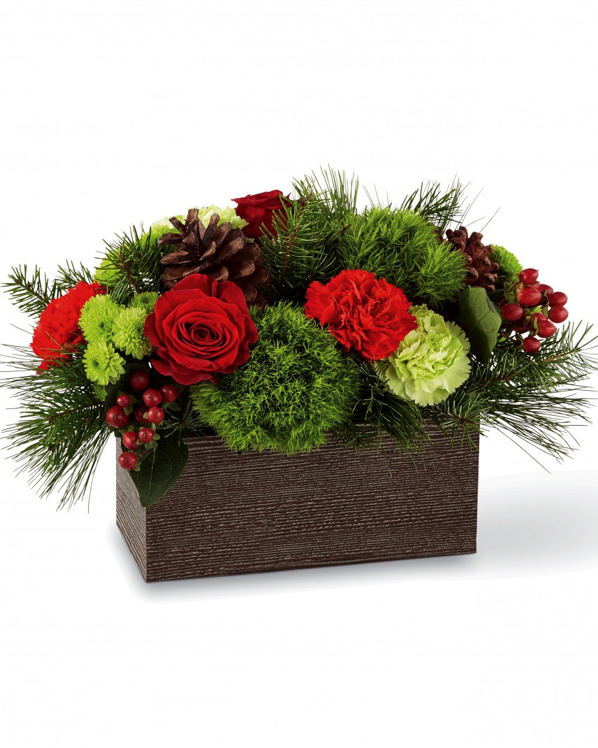 Buy Christmas Fresh Flower Centerpieces Today Flower