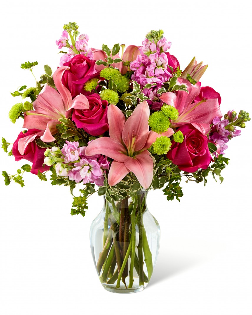 Order The Pink Posh Bouquet | Today Flower Delivery