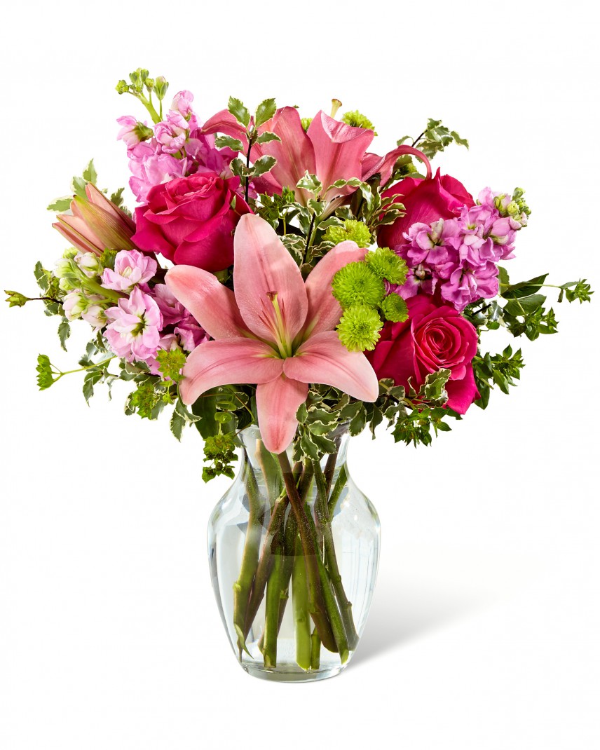 Order The Pink Posh Bouquet Today Flower Delivery