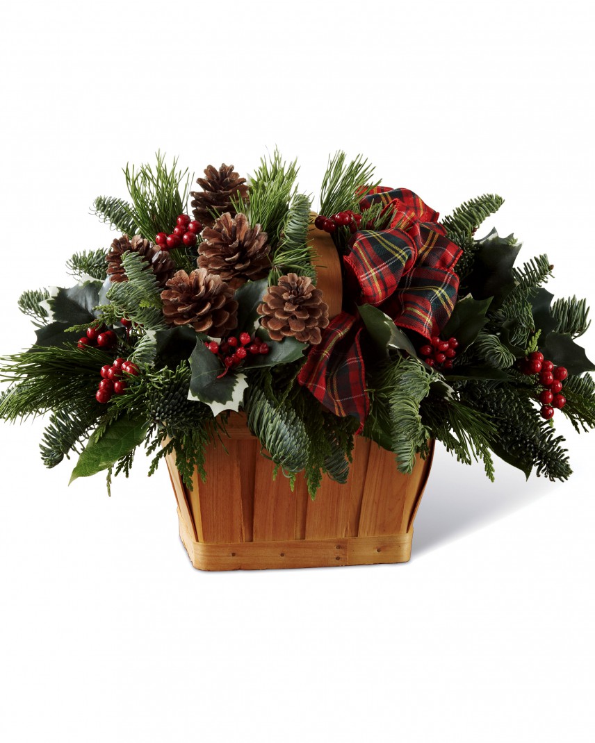 Send The Christmas Coziness Basket Today Flower Delivery