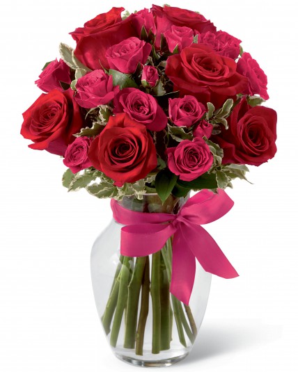 Buy The Love-Struck Rose Bouquet | Today Flower Delivery