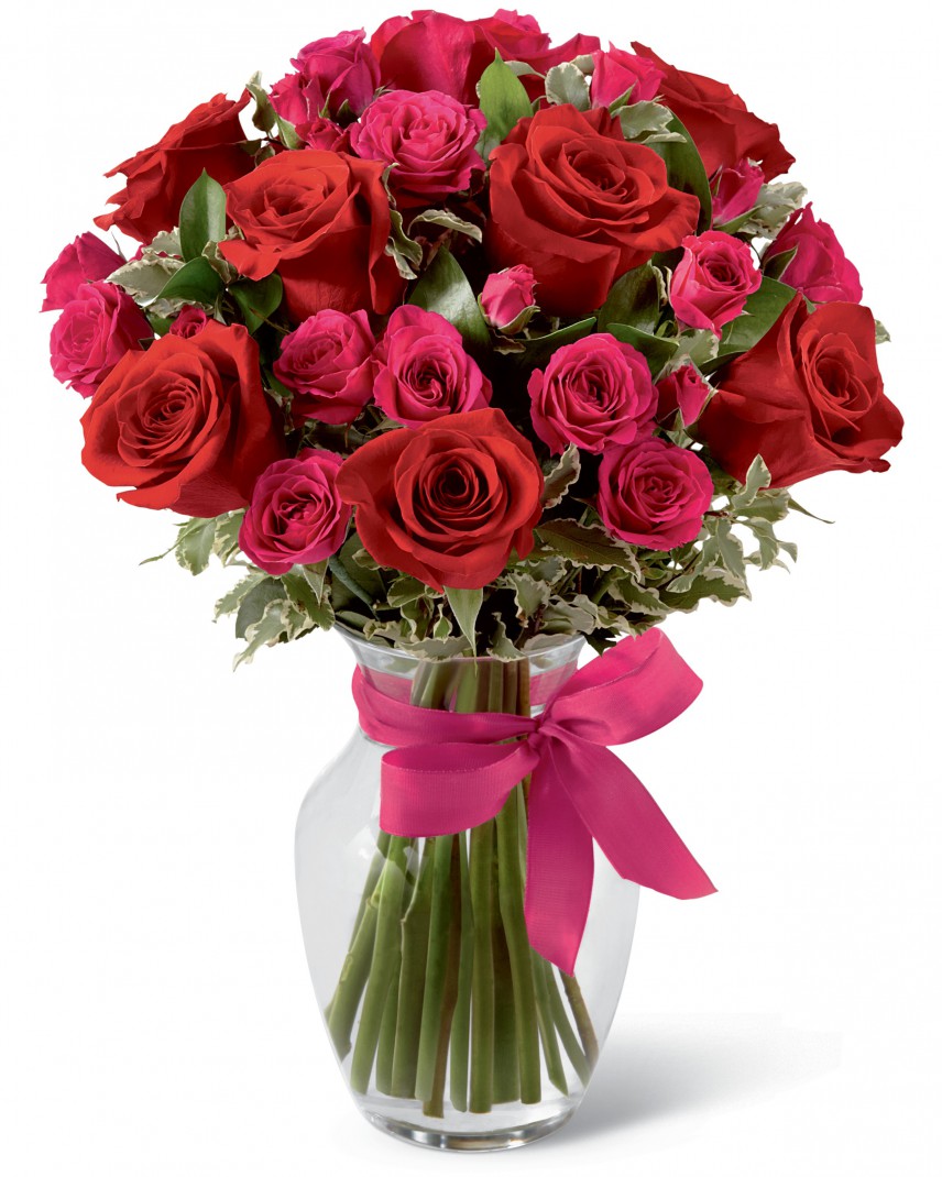 Buy The Love-Struck Rose Bouquet | Today Flower Delivery