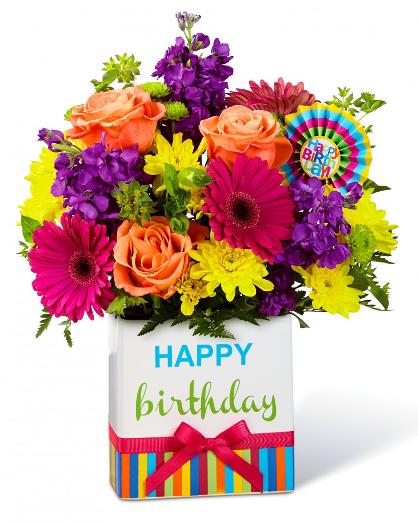 Happy Birthday Flowers Delivered The Same Day | Today Flower Delivery
