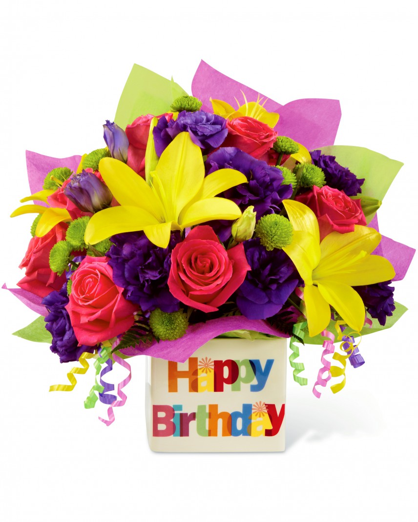 Send The Happy Birthday Bouquet Today Flower Delivery