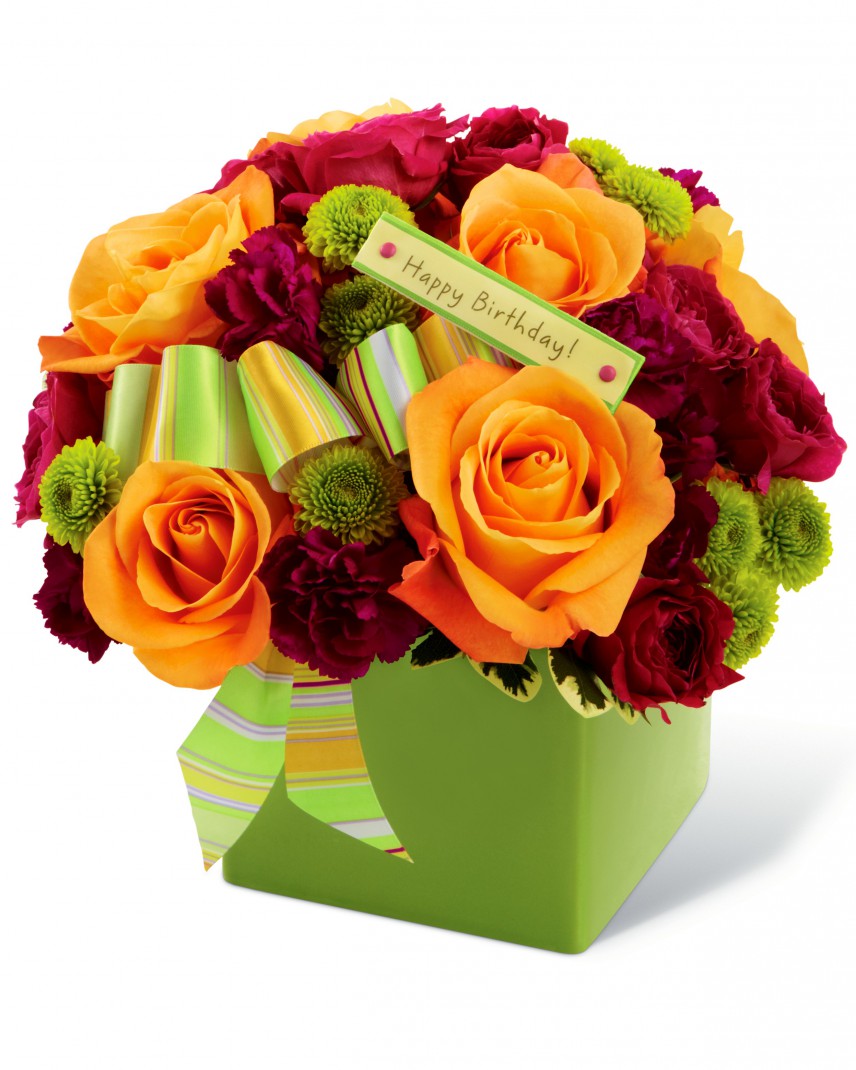 The Birthday Bouquet Lovely Set Today Flower Delivery