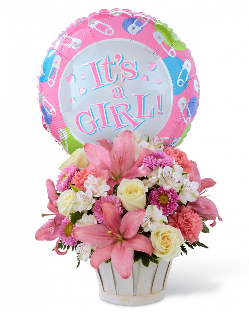 Purchase New Baby Flower Baskets Today Flower Delivery