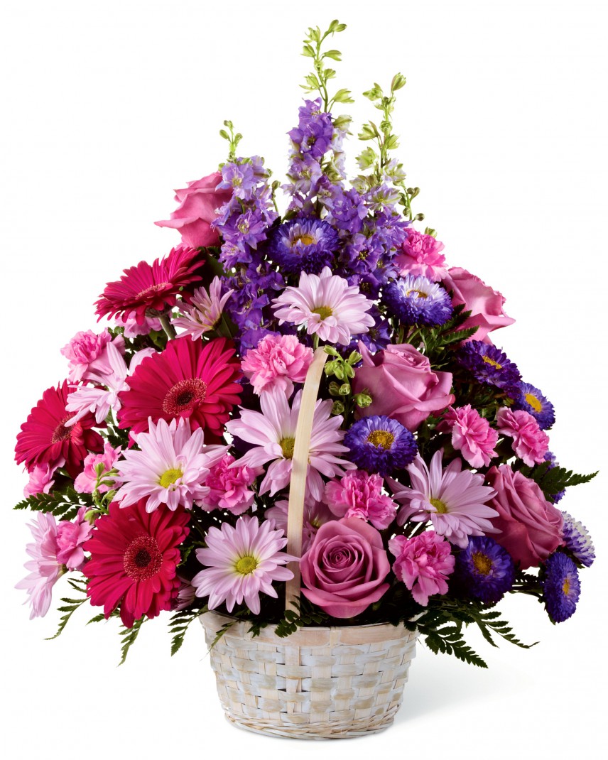 Choose The Pastel Peace Basket | Today Flower Delivery