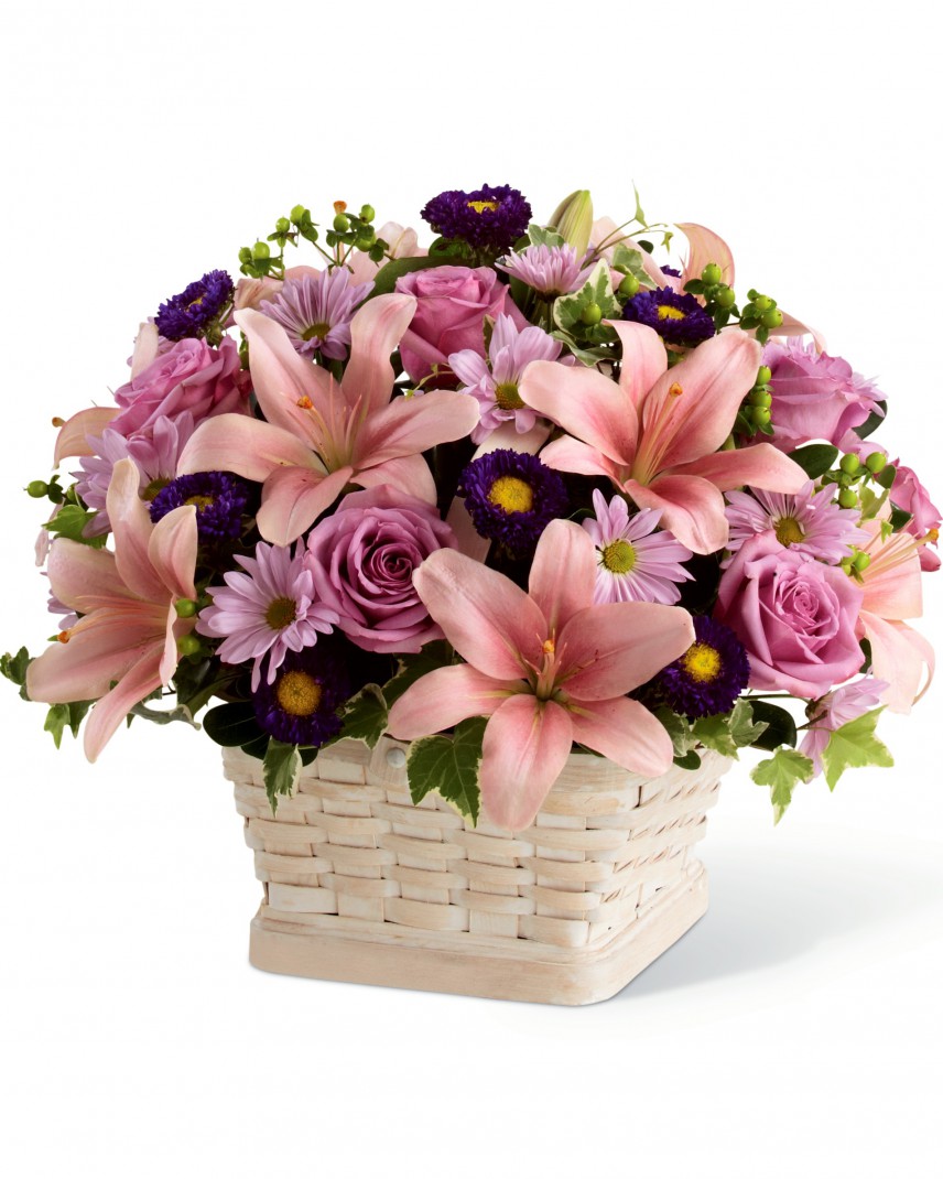 Pick The Loving Sympathy Basket Today Flower Delivery