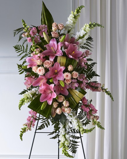 The Elegant Embrace Standing Spray | Today Flower Delivery