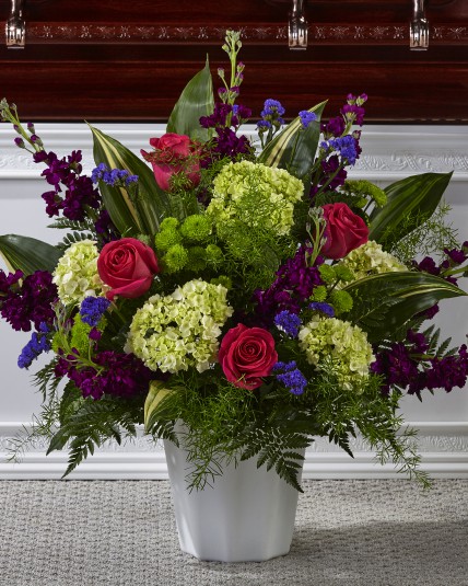 Order The Beautiful Horizons Floor Basket | Today Flower Delivery