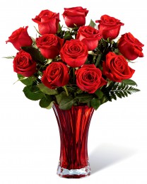 The In Love with Red Roses Bouquet