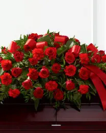 The Dearly Departed Casket Spray