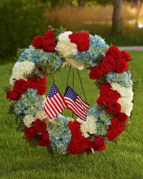 The To Honor One's Country Wreath