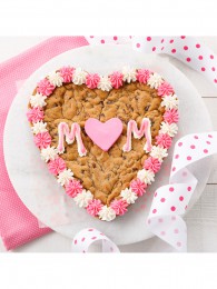 Mom Heart Cookie Cake