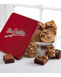Mrs. Fields®  Classic Tin with Brownie and Cookie Assortment